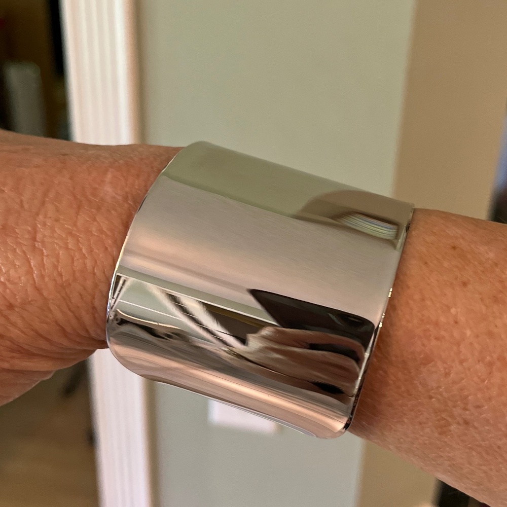 NEW silver cuff bracelet - Picture 7 of 8